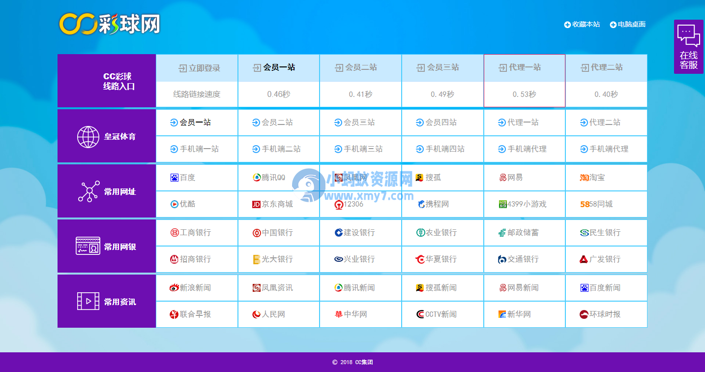 彩票导航站源码/彩票网站测速系统源码 - 图片1