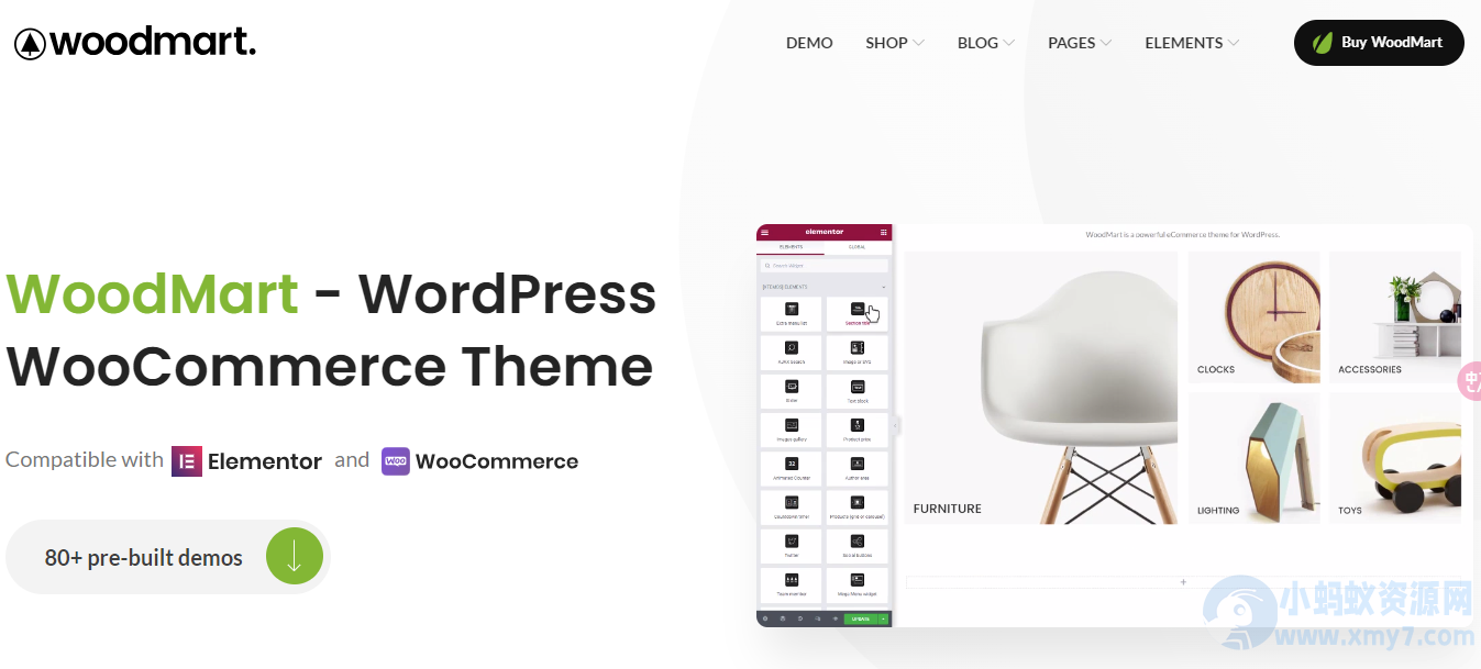 WordPress主题–WooCommerce商店主题 WoodMart v8.3.4 破解版下载 - 图片1
