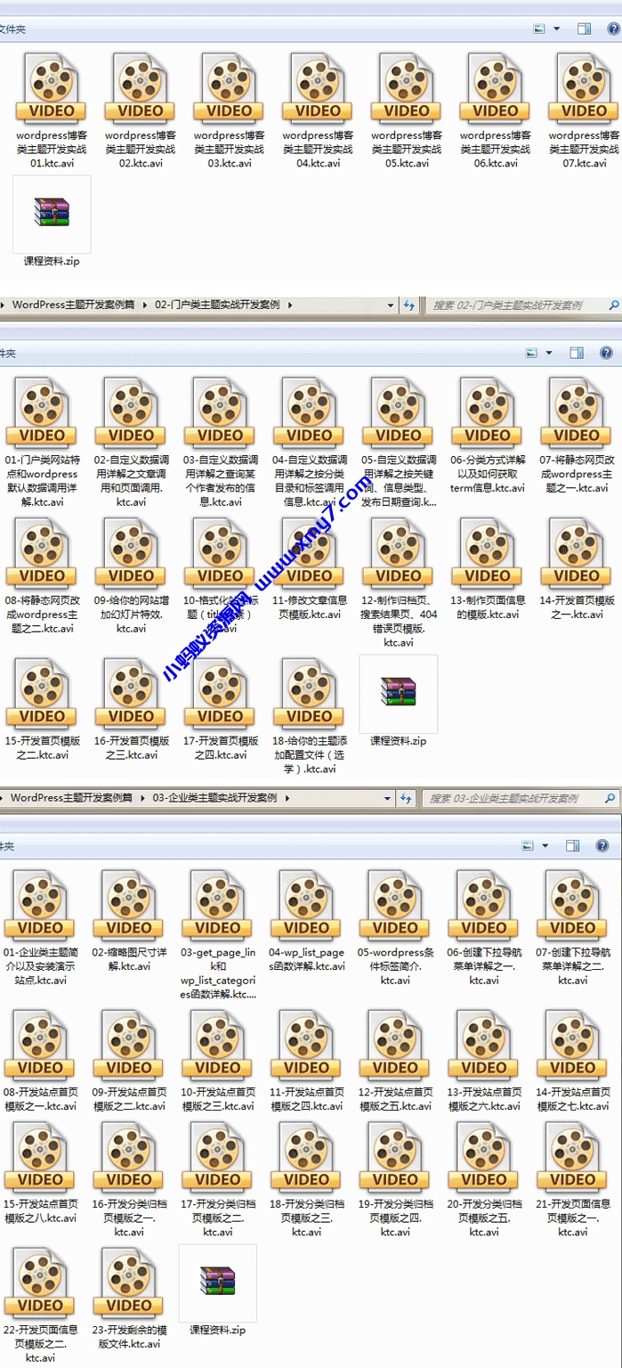 WordPress主题开发案例实战视频教程 - 图片1