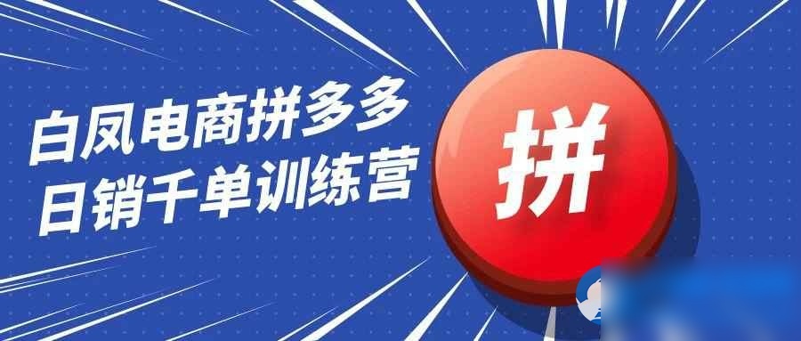 白凤电商拼多多日销千单训练营 - 图片1
