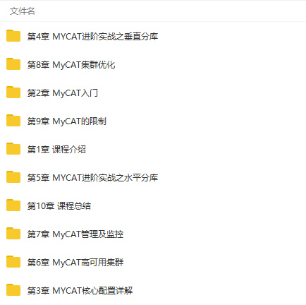 搭建高性能高可用分布式数据库系统（MyCAT+MySQL）视频教程 - 图片1